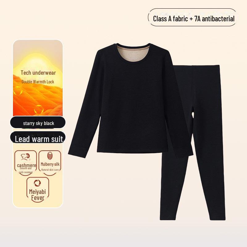 

Женское термобелье класса А: Осенние топы и низы из кашемира и шелка XL