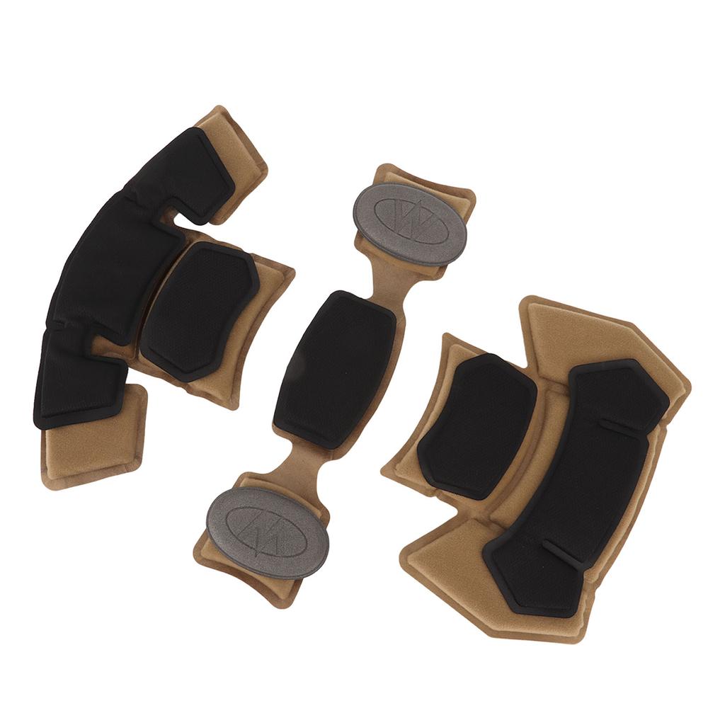 Sistema di imbottitura per elmetto da combattimento Spugna a memoria interna Pad Tappetino protettivo Accessori per imbottitura elmetto Beige