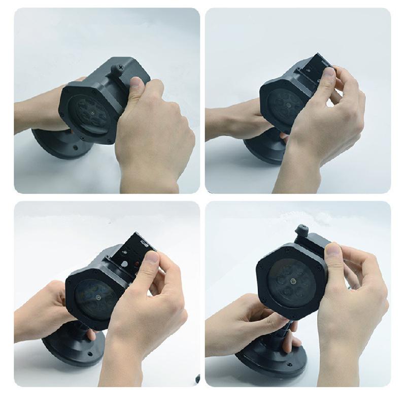 Christmas Projection Light LED Projection Lamp Garden Lawn Stage Lights for Outdoor Use Waterproof Decor