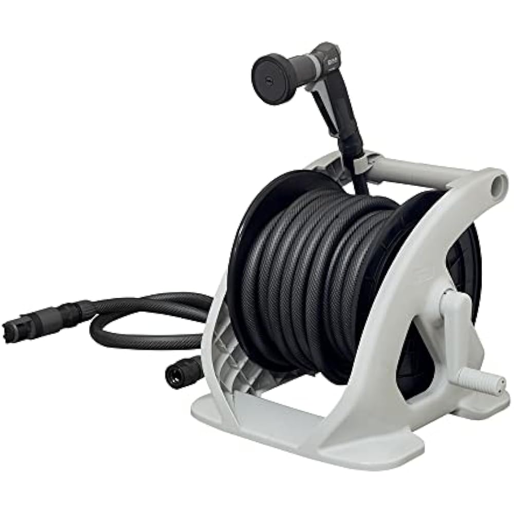 Takagi (Takagi) Horse Hose Reel Aurora WASH 20m Car Wash Cleaning R320WS Black