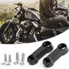 Set of 2 motorcycle mirror extension brackets | Compatible with