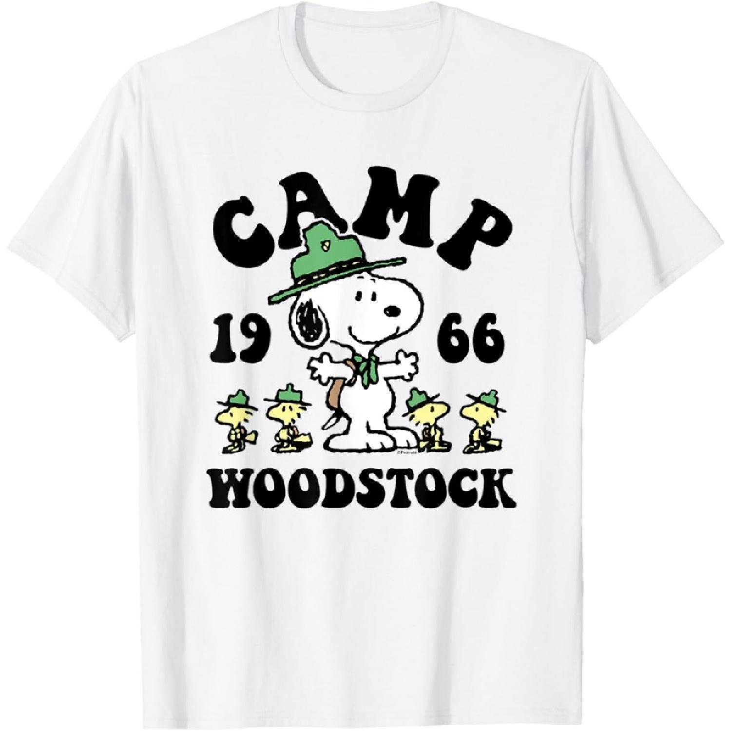 Peanuts - Camp Woodstock T-Shirt XXXXXL белый