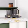 ABKY-Metal Stand For Holder Cradle Support Organizer Countertopstorage Rack, Anti-Flickering Hairdryer Nozzles And Various