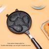 Fish Waffle Maker Pan 3 Fish Cute Aluminum Uniform Heating Double Sided Taiyaki Pan For Home Snack Bars