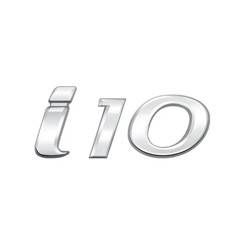 1Pc Logo Badge 3D Metal Emblem Decal I10 I20 I30 I40 Letter Sticker Auto Accessories