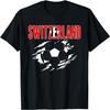 Schweiz Fußballfans Trikot Unterstützung Schweizer Fußballnationalmannschaft T-Shirt