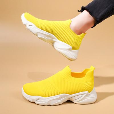 Lichtgewicht wandelschoenen voor dames Casual ademende instapsneakers Tennisjoggingschoenen Trainingsschoenen Gymschoenen voor dames Atletische sportschoenen