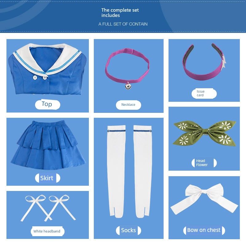 Danganronpa Cosplay Costume Anime Cosplay Outfit Student Jk Uniform Sailor Suit Chaji Tanshi Cosplay Costume