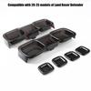 ABS Tail Light Lens Protectors Featuring Impact Resistance Weatherproof Design for 2020-2025 SUVs Enhancing Safety 2pcs