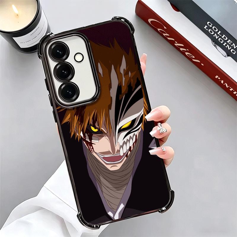 Bleach Kurosaki Ichigo Plating Phone Case For Samsung A17 A07 A37 A57 A16 A56 A15 A55 A14 A54 A13 A53 A26 A36 A25 A35 A24 A34 A2
