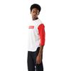 Champion True To ARCHIVESV44 Sleeve Baseball Size Graphic Men's 3/4 T-Shirt, Scarlet, M, Print, C3-R414