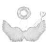 Sweet Feather Wing Hair Band Halloween Cosplay Accessories Demon Feather Wing  Cosplay Dress