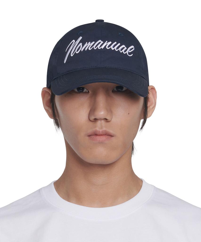 Nomaenyueol Calligraphy Ball Cap - Dark Navy