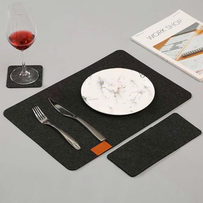 Set of Six Felt Placemats