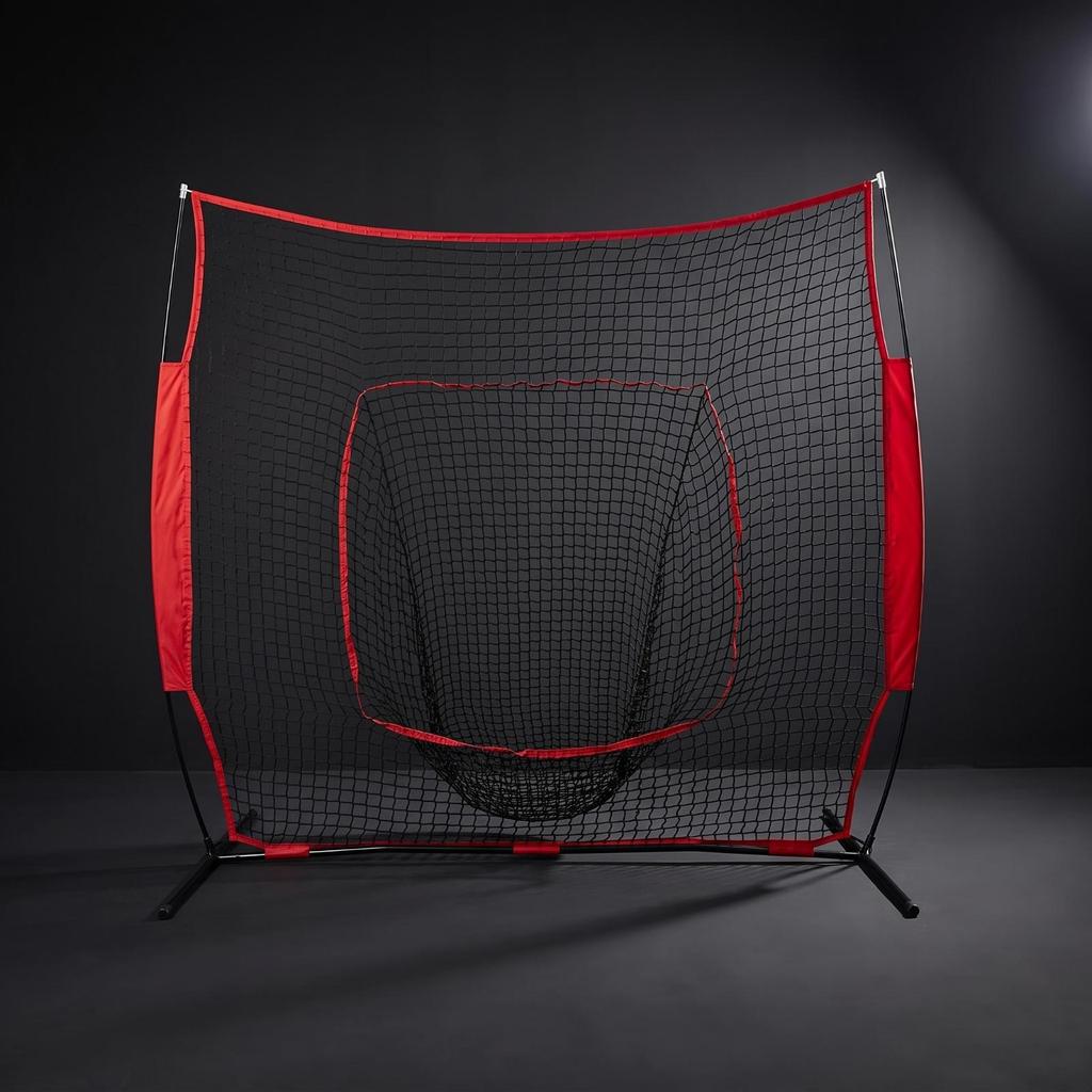 Baseball Batting Net with Target Portable for Backyard, Coaches