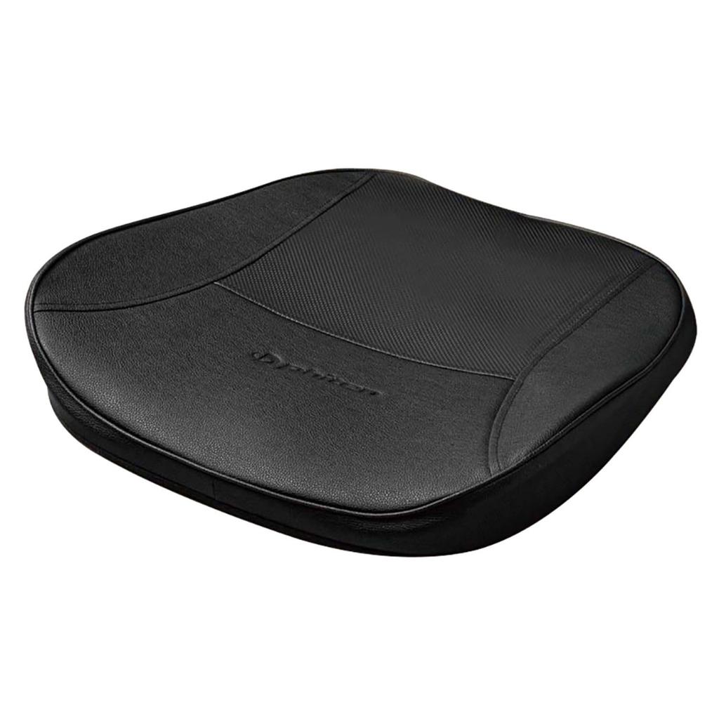 BONFORM Phiten Premium Hüftsitz 43 x 45 mit echtem Synthetik zur Linderung von Schmerzen im unteren Rücken und Kissen, cm, Schwarz, Lederoptik-Leder, Ermüdung,