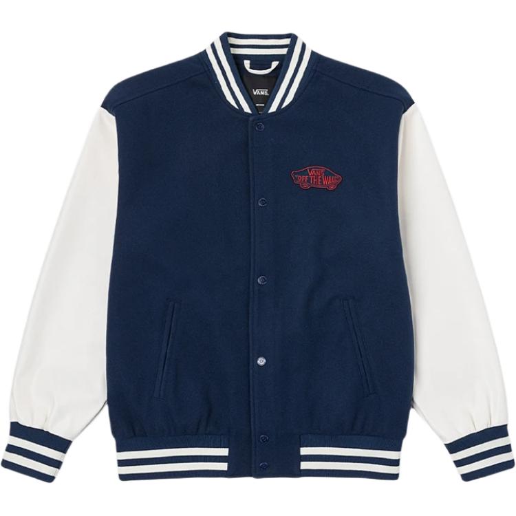 

Vans Retro Color Block Varsity Jacket Blue White Unisex VN000RT4LKZ XXL