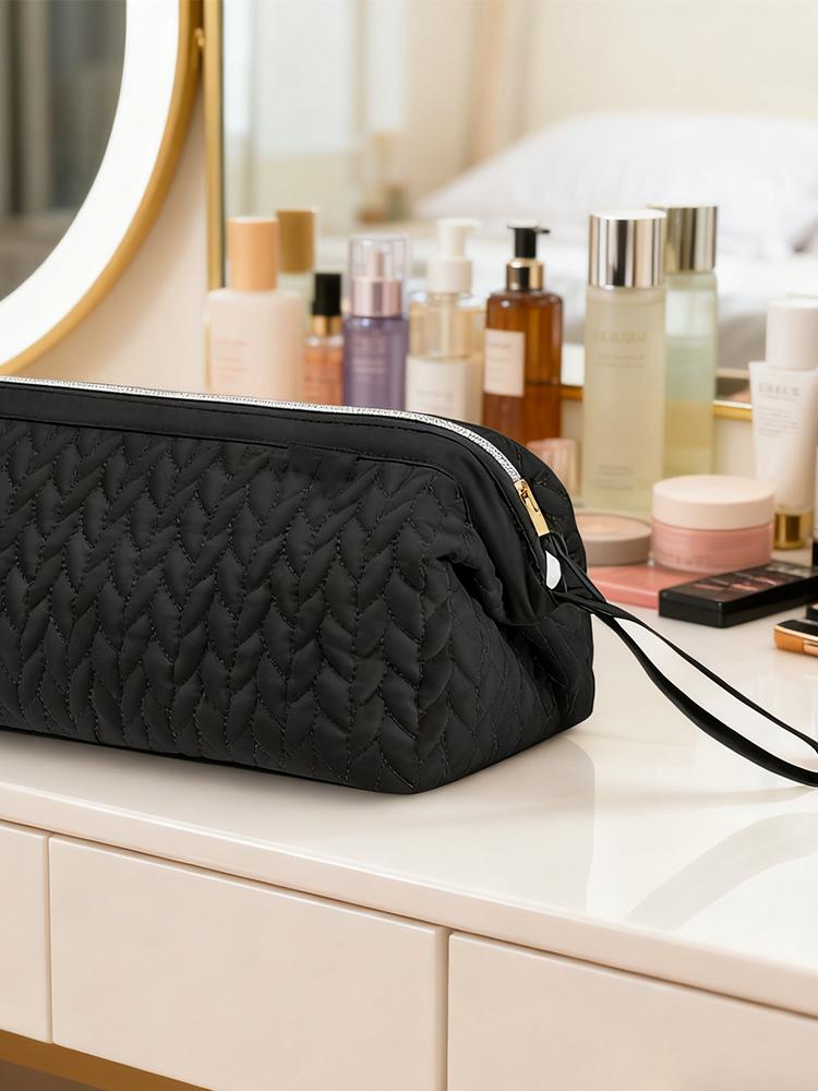 Curling Clip Protect Sleeve Zipper Closure Hair Straightener Container Hair Dryer Carrying Case for Outdoor Travel Commute