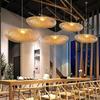 Handmade Natural Woven Lamp Japanese Restaurant Decorative Lighting Wooden Bamboo Chandeliers Creative Rattan Pendant Light