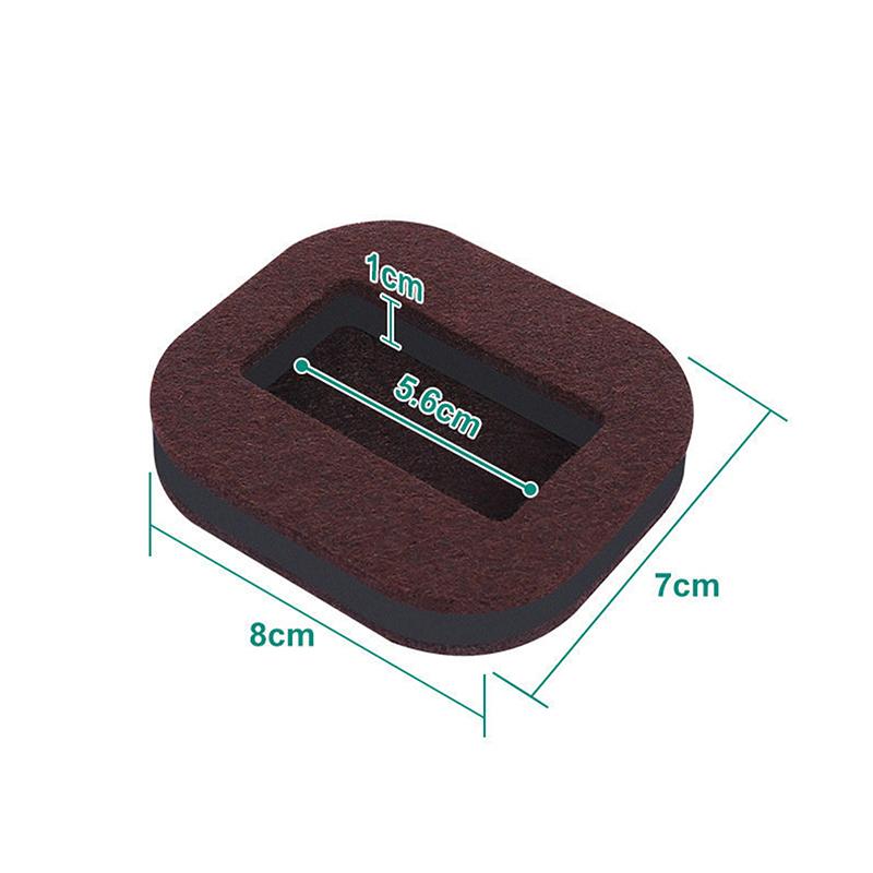 Scaun de birou Opritor de roți Mobilier Rotule Cupe Protectoare de podea din lemn de esență tare Tampă anti vibrații Scaun Picioare cu role Covoraș anti-alunecare