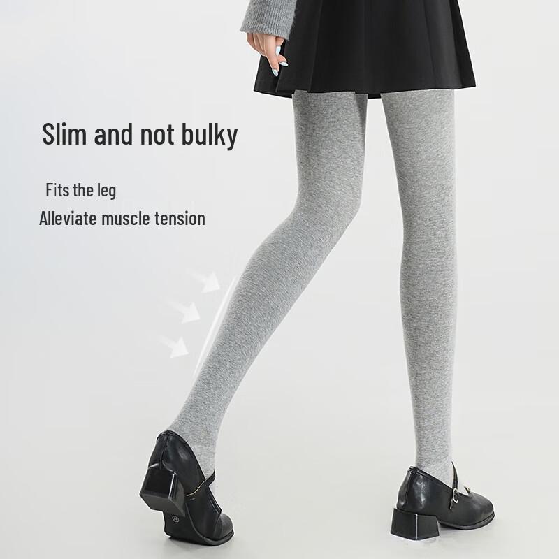 Cotton Blend Segmented Compression Warm Leggings