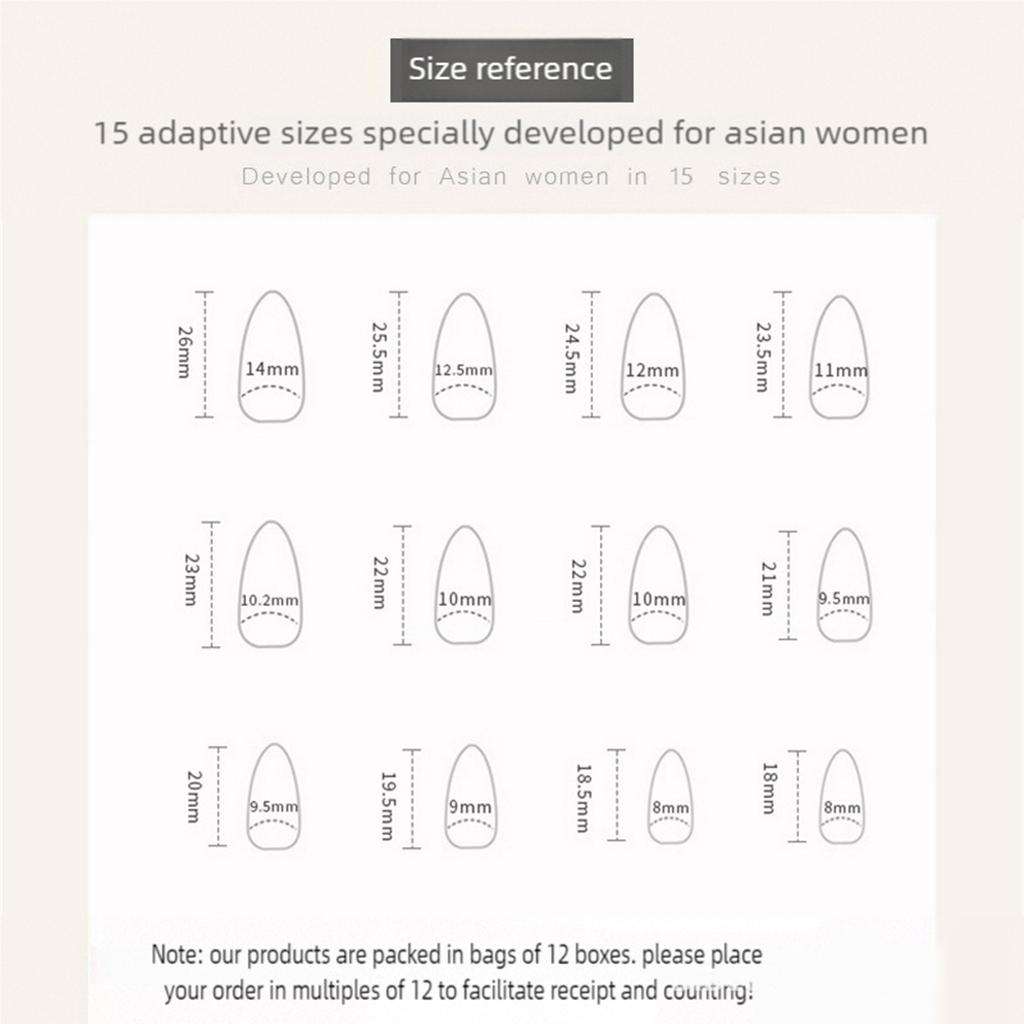 24PCS Press On Nail With Holographics Seashells Accents Gradient Pink Ombres Design Reusable Artificial Nail ABS Material Multi Size Selection