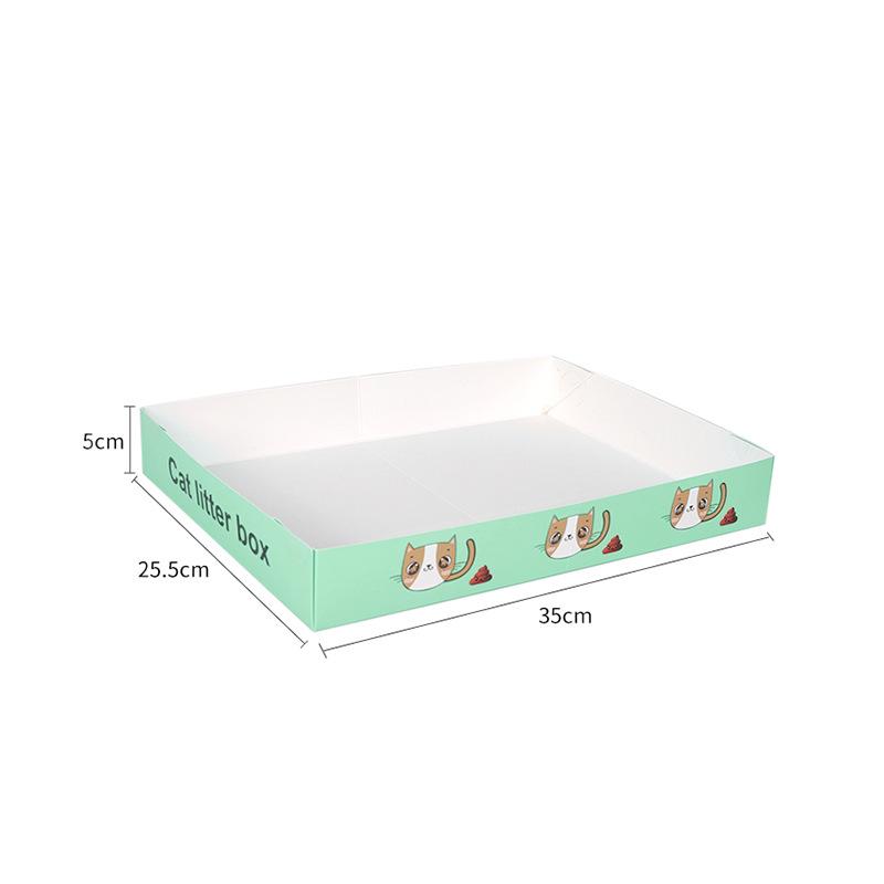 Eco-Friendly Portable and Washable Foldable Cat Litter Box - Disposable and Convenient for Outdoor Use