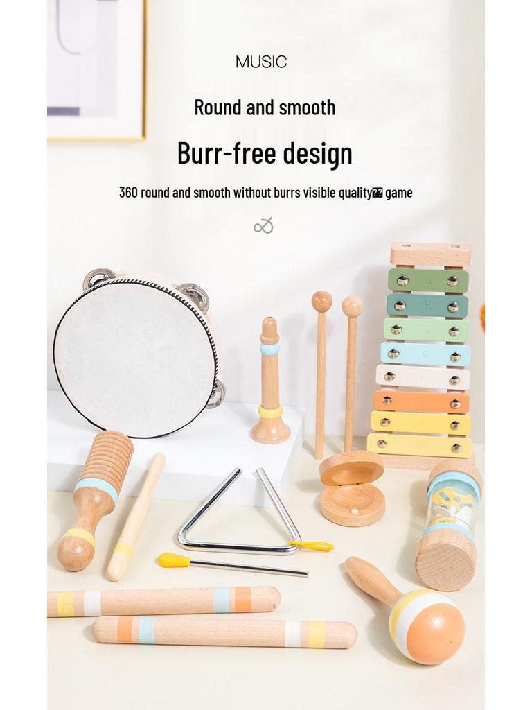Children's Wooden Orff Instrument Set: Early Education Percussion Music Toy