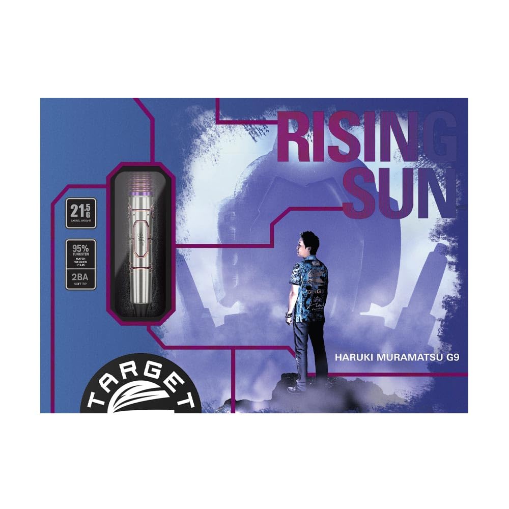 TARGET JAPAN RISING SUN G9 2BA Dart Set (Product Code: 210431) - Haruki Muramatsu Model