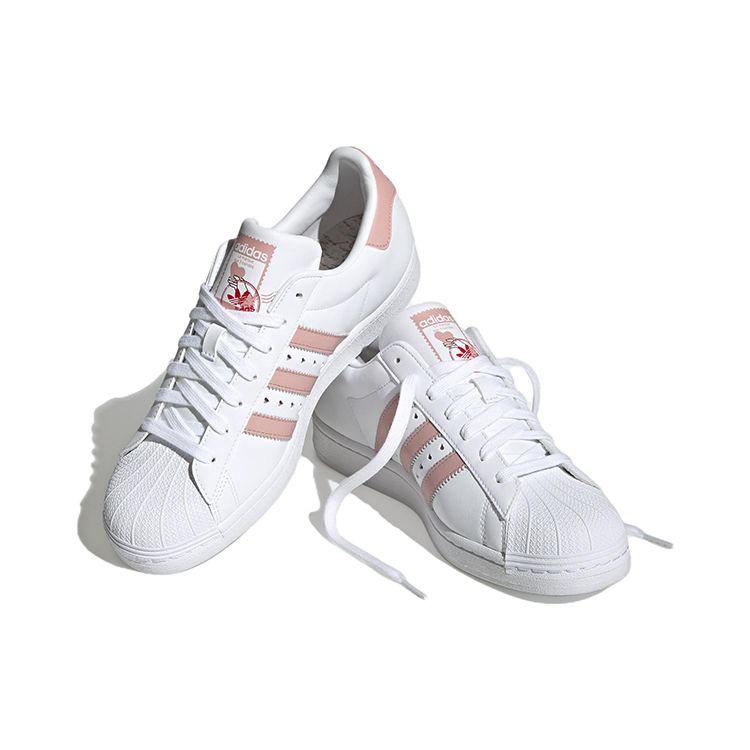 adidas Superstar Valentines Day 2023 - Scarlet Unisex Sneakers White Footwear-White Wonder-Mauve IE6976