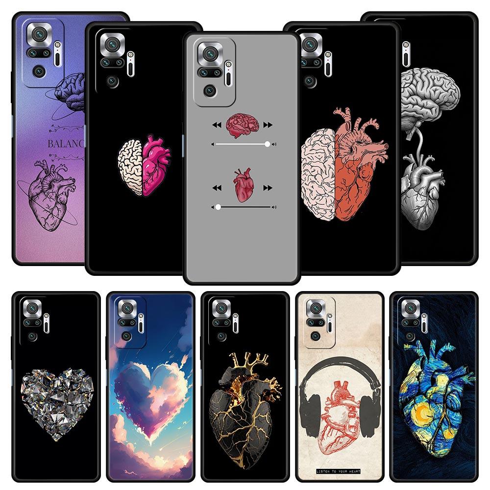 Creative Heart Medical Phone Case For Xiaomi Redmi Note 14 13 12 5G 11 10 Pro Plus 4G 9S 9 14C 13C 12C 10C 9C 9A Soft TPU Cover
