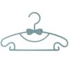 10-50PCS Kids Hangers Baby Clothes Hangers for Drying Child Hanger with Bow Design for Home Use Dry Wet Two Use