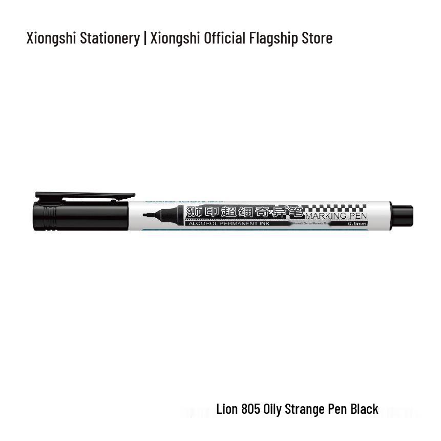 Eco-Friendly Taiwan Xiongshi 805 Fine Liner Pen, 0.5mm Oil-Based for Art and Notes