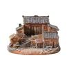 Rural Old House Decoration Small Model Desktop Creative Micro Landscape Courtyard Potted Bonsai Decoration