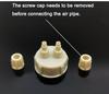 2 adet Akvaryum CO2 Sistemi Tüp Vana Ölçer Şişe Kapağı Akvaryum Şişe Kapağı Balık Tankı Canlı Bitki DIY Hava Difüzörü Jeneratör Aracı
