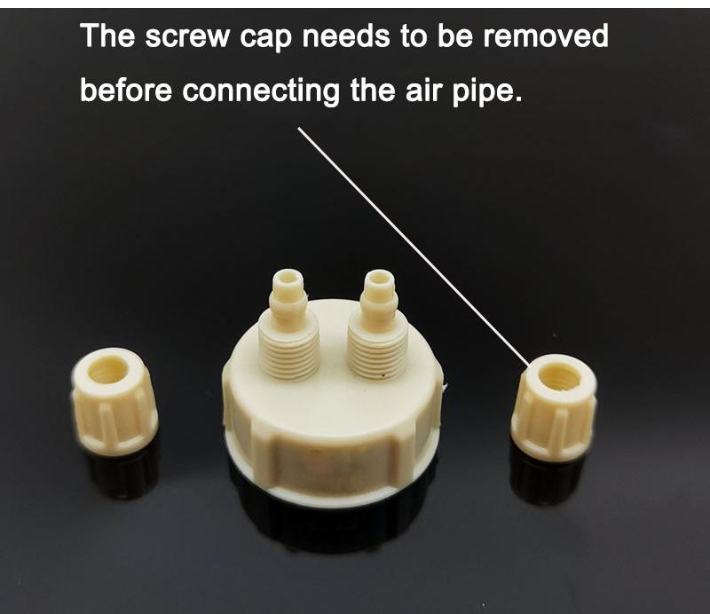 2 adet Akvaryum CO2 Sistemi Tüp Vana Ölçer Şişe Kapağı Akvaryum Şişe Kapağı Balık Tankı Canlı Bitki DIY Hava Difüzörü Jeneratör Aracı