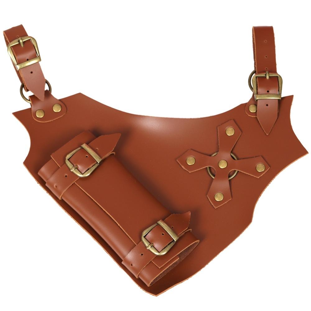 

Medieval Sword Scabbard, Viking Cosplay Weapon Holder, Brown Leather Knight Accessory one size fits all світло-коричневого кольору