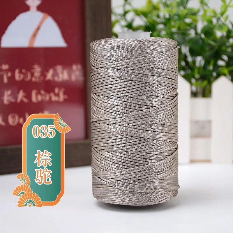 Mercerized Ice Hemp Thread 100G Shaft Medium And Thin Hollow Thread Sun Hat Shoes Crochet Hand-Woven Thread Full Free Shipping