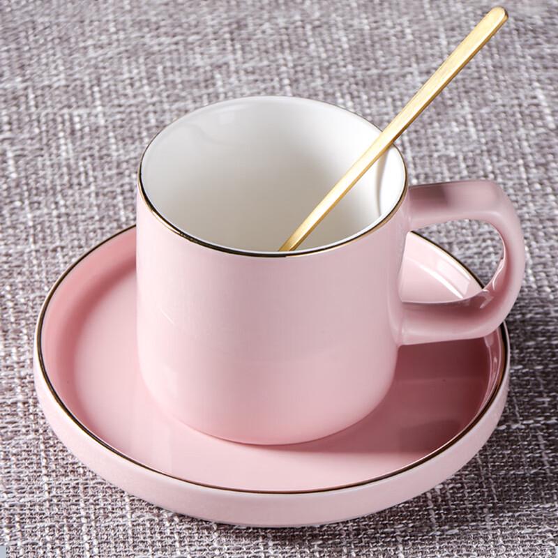 Gilded Macaron Ceramic Coffee Cup Set