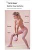 Kunststoffbeschichtete Gusseisen-Kettlebell 4-20kg für Heimfitness & Hüfttraining