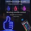 LED Gesture Light with Remote Control Car Finger Light OK Gesture Light for Car Truck Hand Lamp Auto Accessories