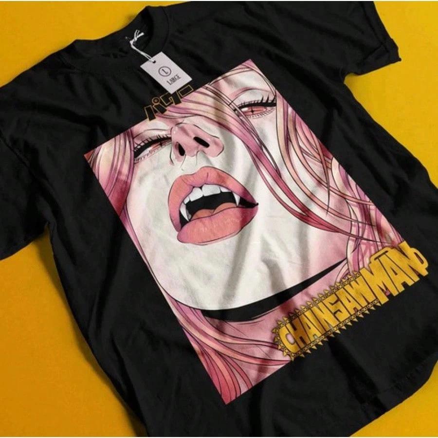Makima Denji TShirt Anime Unisexga Unisex S