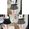 Classic High Waist Pleated Skirt With Lace Patchwork For Summer Fashion