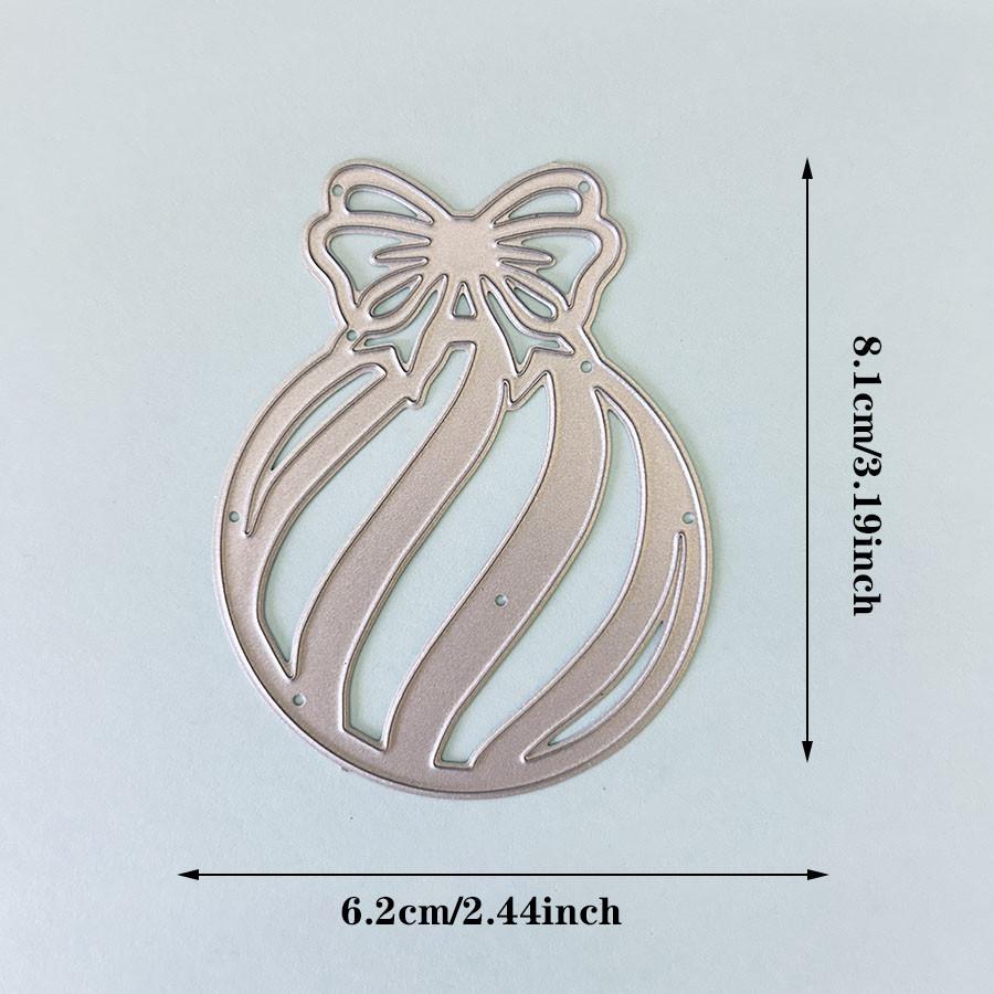Bow Ball Metal Die Cutting Dies For DIY Scrapbooking Embossing Folder Stencil Photo Album Decorative