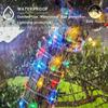 7m 12m Solar 100LED Lights Outdoor Garden Solar String Rope Lights Outdoor Led Garland Lamp for Wedding Party Decoration 8 Modes