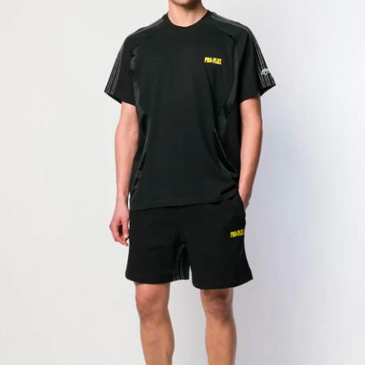 Adidas Originals X Alexander Wang Adidas Originals Trefoil X Alexander Wang Co-Branded Short Sleeve T-Shirt Unisex Tops Black EK4632