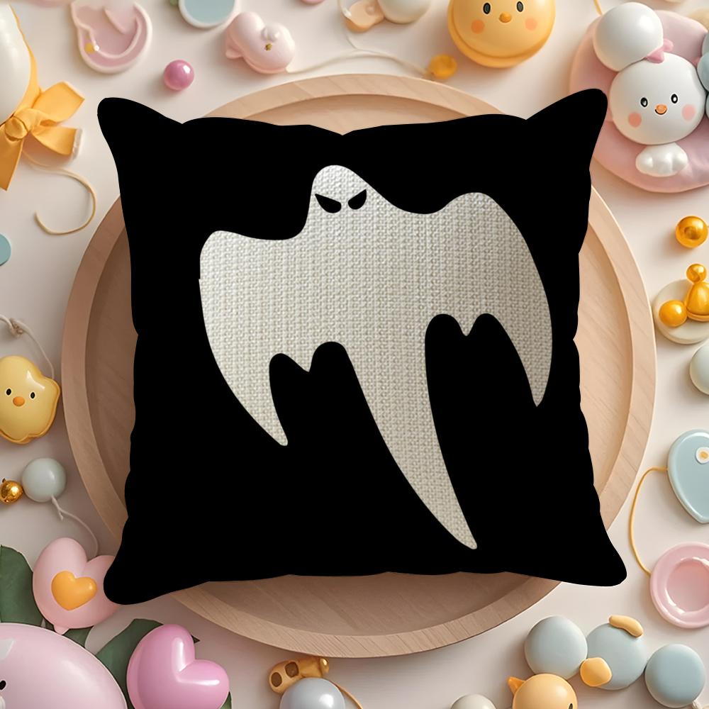 Luxury Car K-Koenigsegg Logo Cushion Cover Linen Organic Fabric Double-Sided Printing Breathable Pillow Case Sofa Home Decor