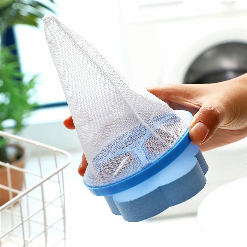 This Washing Machine Features A Cute Flower-Shaped Lint Collector With A Fine Mesh Design, Perfect For Everyday Laundry.