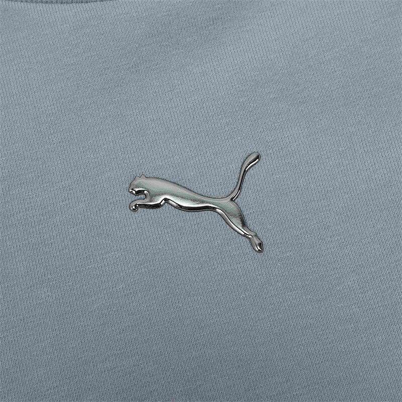 New PUMA T Shirts Women's Gray 633246-89