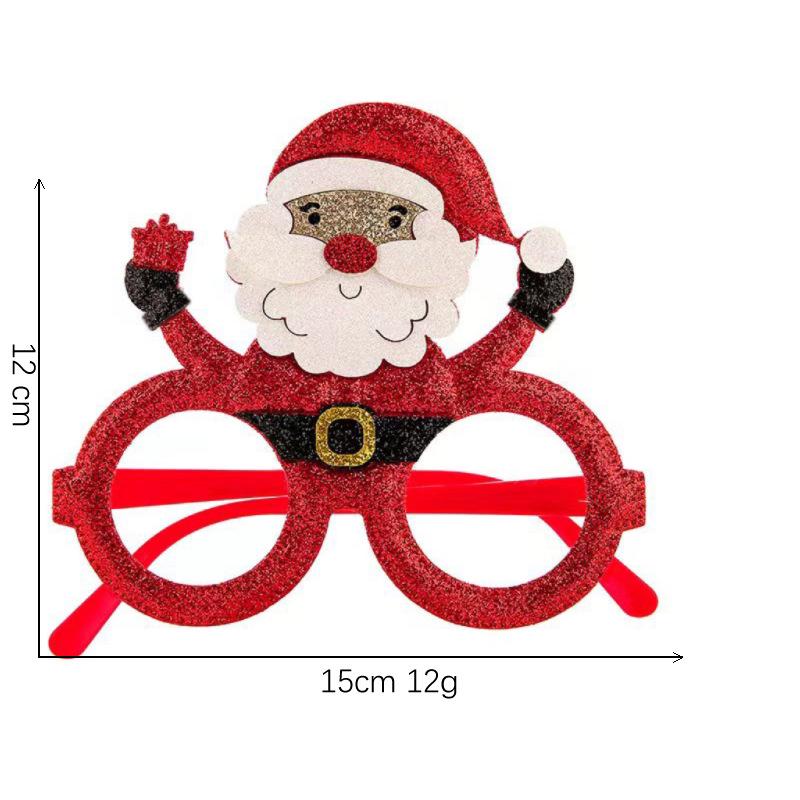 Festive Headband Eyeglass Frames: Christmas, Halloween, Valentine's Day & Party Glasses with Santa Claus Design